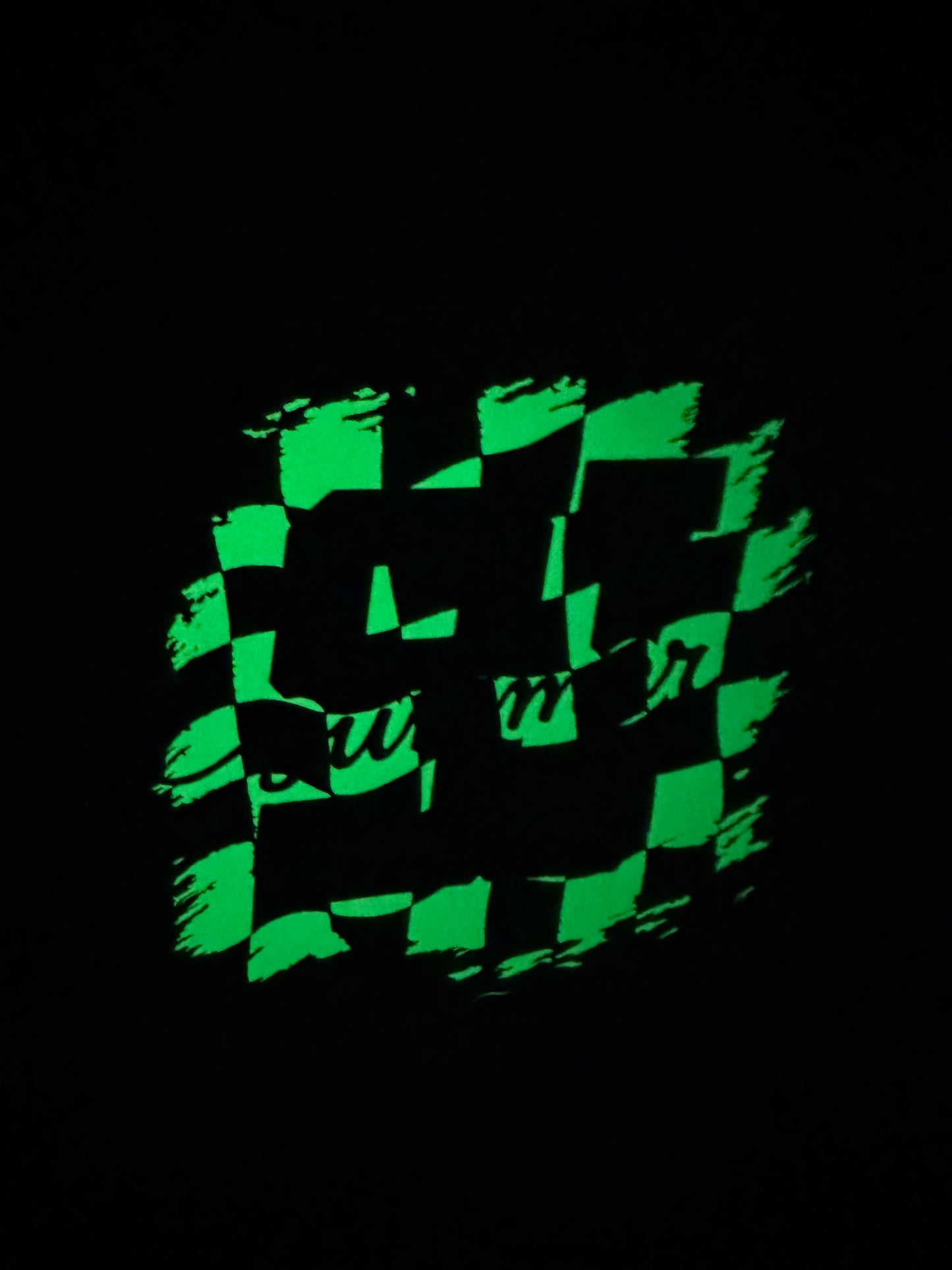 Black regular can koozie (glows)
